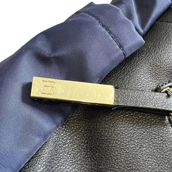 Tutilo New York Navy Vegan Contrast Nylon Backpack main image 4